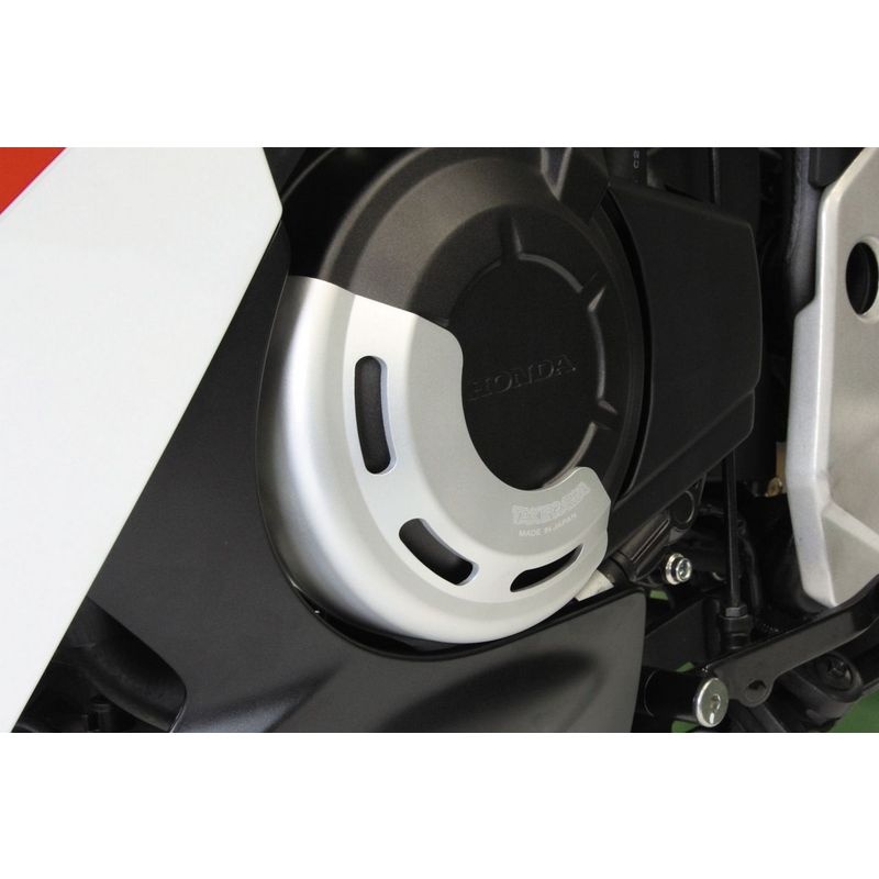 Takegawa Honda CBR400R Generator Cover Guard - Silver - Image 3