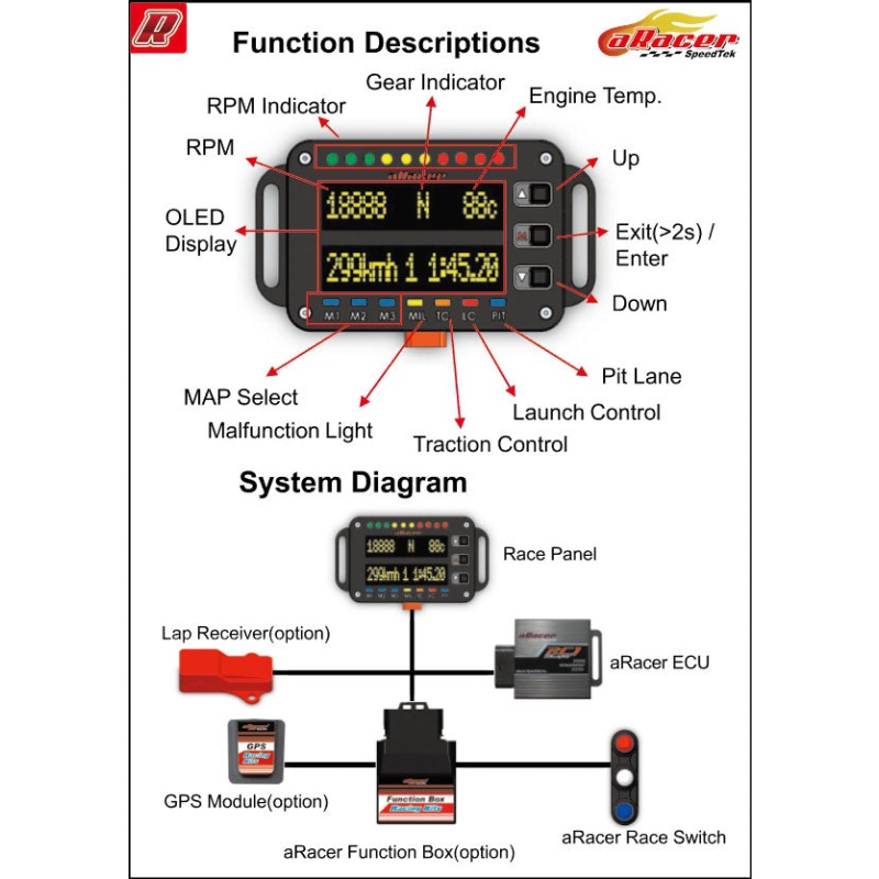 ARacer Race Panel Display - Image 6