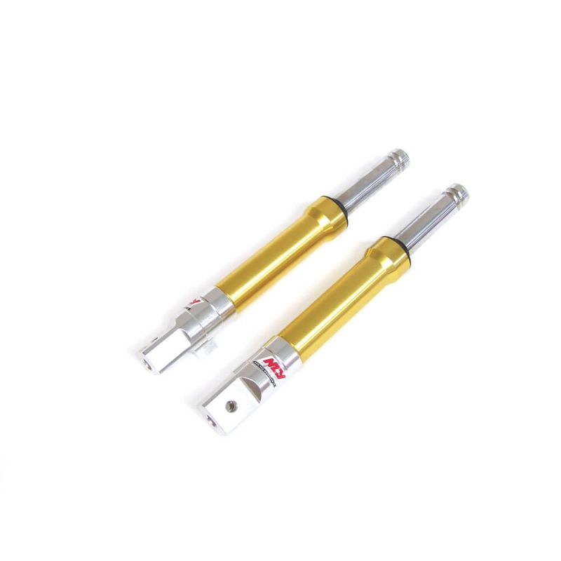 NCY Performance Front Forks Drum Type Gold Finish - Honda Ruckus Metropolitan