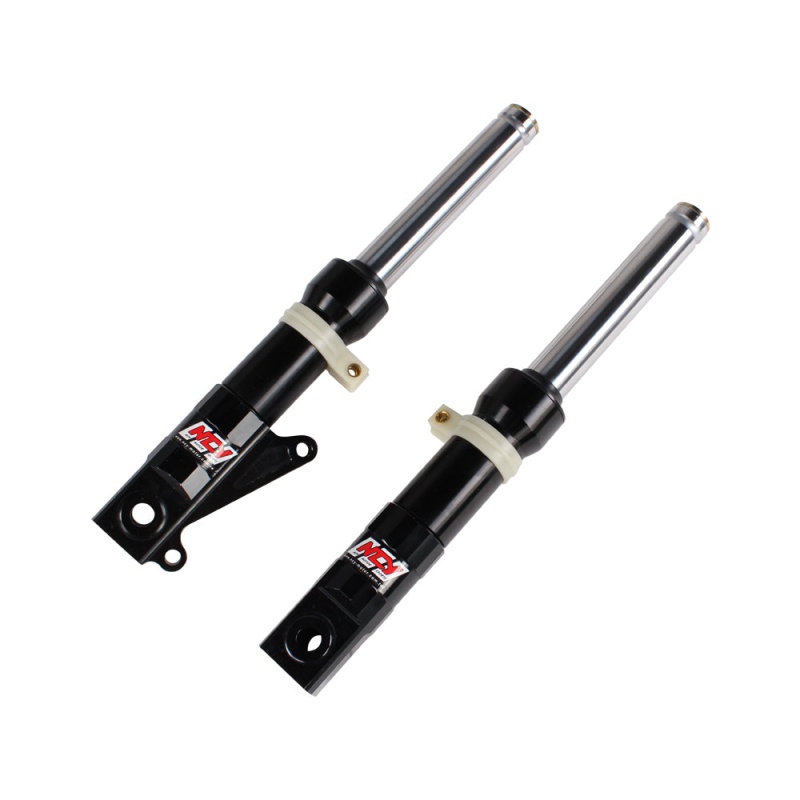 NCY Slammed Front Forks (All Black); Honda Ruckus Metropolitan