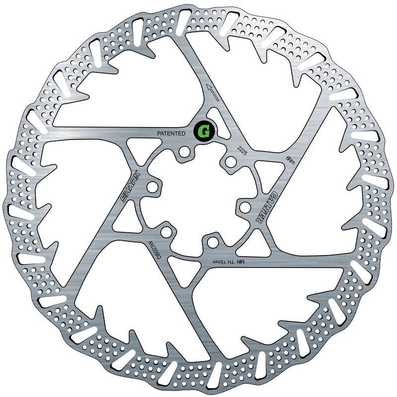 Galfer Racing BICYCLE FRONT / REAR SHARK ROTOR 203mm - Image 2