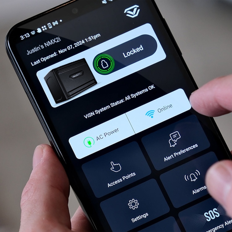 Vaultek NMX2i ViSN MX High Capacity Biometric WiFi Smart Safe - Image 10