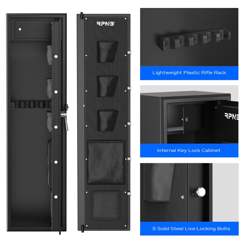 RPNB RP10FR Biometric Large 10 Gun Cabinet with Electronic Digital Lock - Image 5