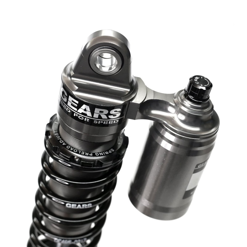 Gears Racing Hill-2 Rear Coilover Shock Honda Rebel 300/500 - Black - Image 4