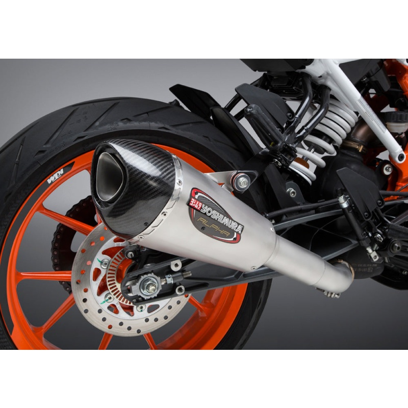 Yoshimura Alpha T Works Street Slip-On Exhaust KTM 390 Duke / RC390 2017-2020 - Image 2