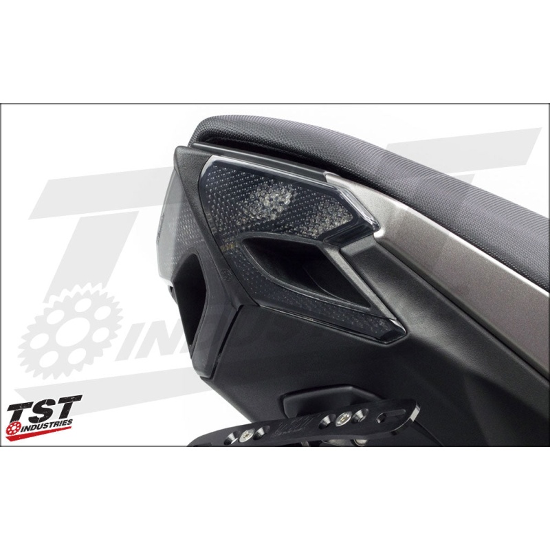 TST Industries Kawasaki Z 125 Pro Integrated Sequential LED Tail Light - Image 2