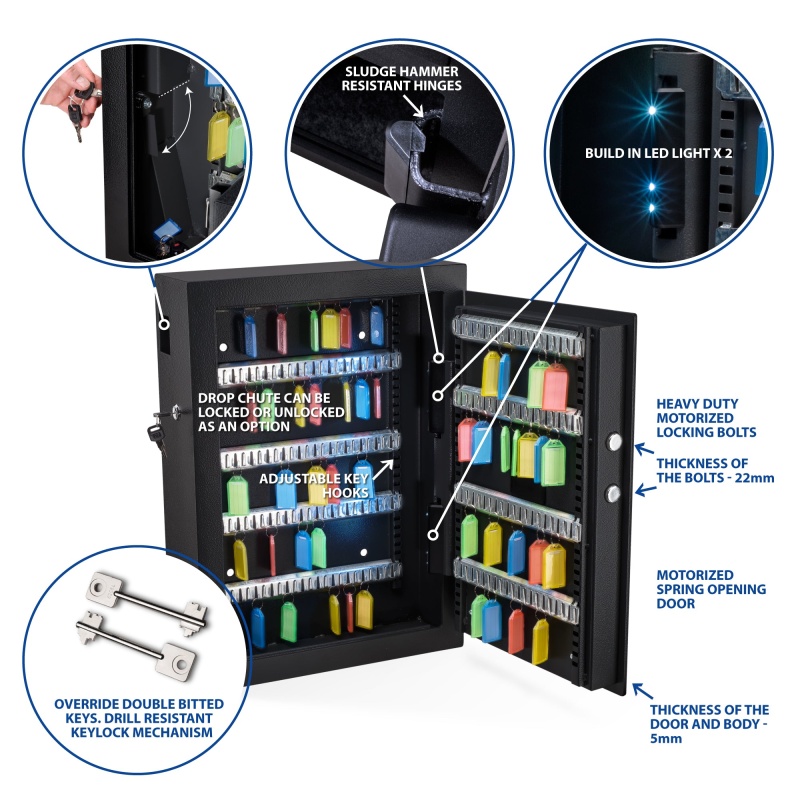 Viking VS-100KS Key Cabinet 100 Key Capacity - Image 3