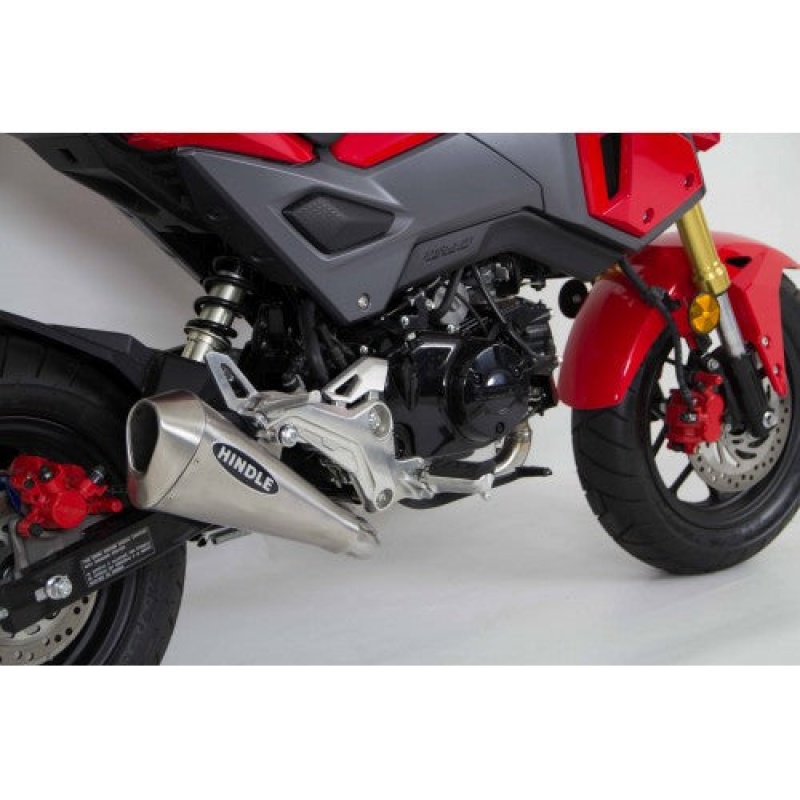 Hindle Stainless EVO Megaphone Full Exhaust System Honda Grom 125 (2017-2020) - Image 2