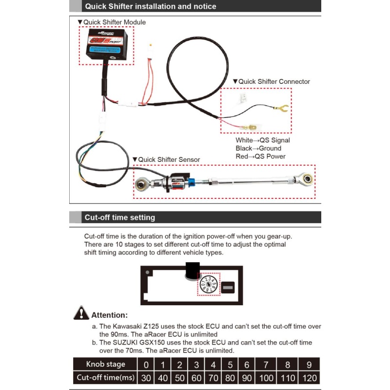 Aracer QS-Sport Standalone Quickshifter - Image 6