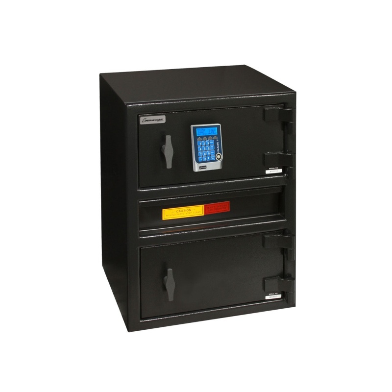 AMSEC MM2820CTR-Drop-ESLAudit Center Drop Double Door Deposit Safe with ESLAudit Lock