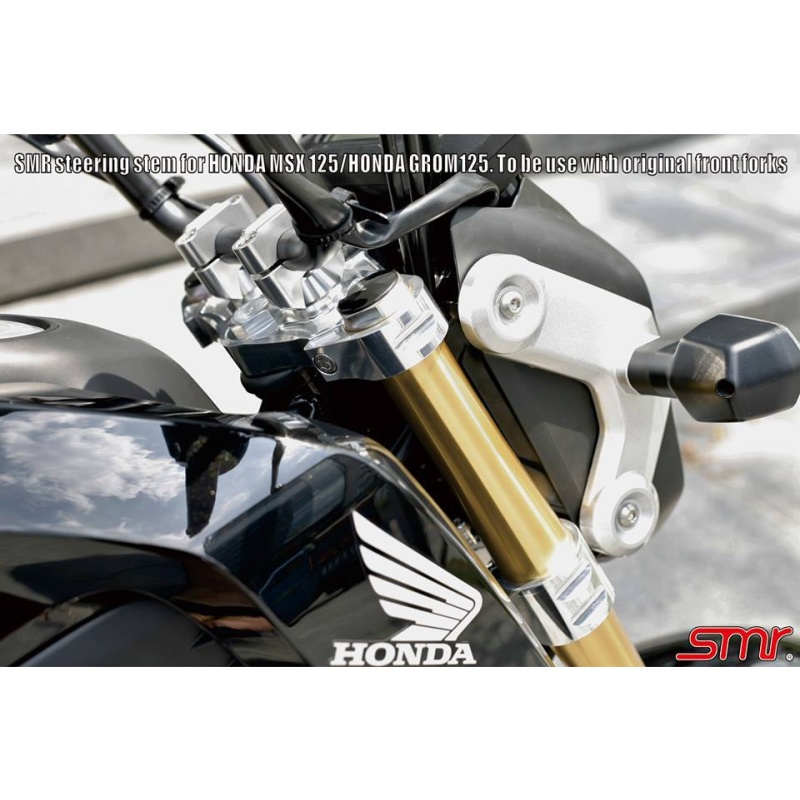 SMR FACTORY CNC Steering Stem Triple Tree Honda Grom DAX 125 - Image 2