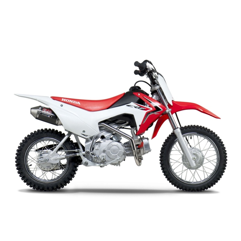 Yoshimura RS-2 Stainless With Carbon Muffler Full Exhaust - Honda CRF110F (2013-2018) - Image 2