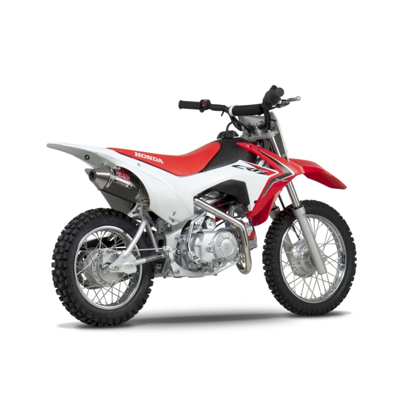 Yoshimura RS-2 Stainless With Carbon Muffler Full Exhaust - Honda CRF110F (2013-2018) - Image 3