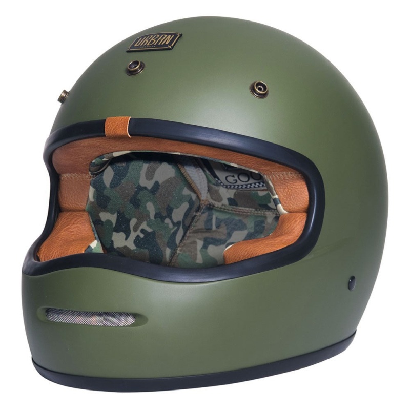 Urban Full Face Helmet BigBore Army Green