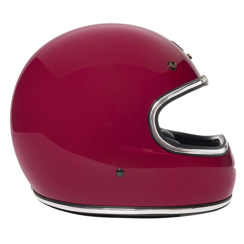 Urban Full Face Helmet BigBore Wine Retro - Image 4