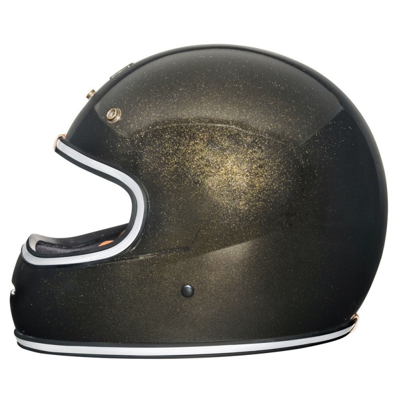 Urban Full Face Helmet BigBore Dark Gold Flake - Image 2