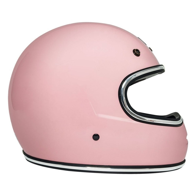 Urban Full Face Helmet BigBore Pink Retro - Image 4