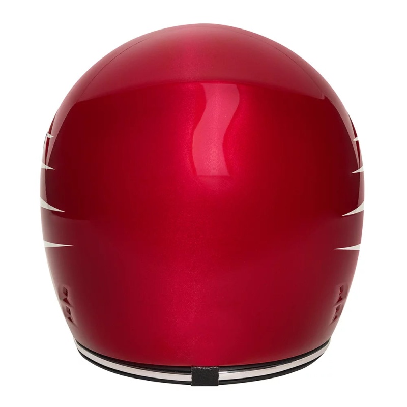 Urban Full Face Helmet Cafe Racer Shifuto RED - Image 6