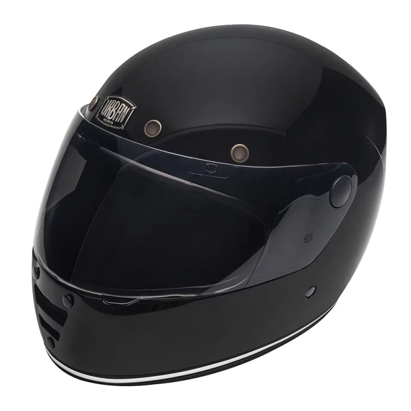 Urban Full Face Helmet Cafe Racer Gloss Black - Image 5