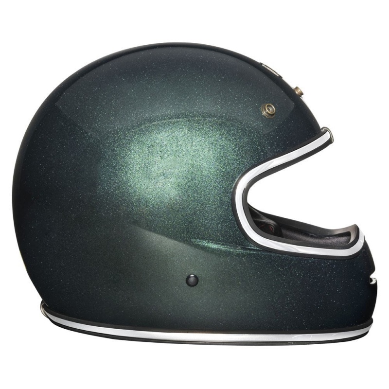 Urban Full Face Helmet BigBore Green Flake - Image 4