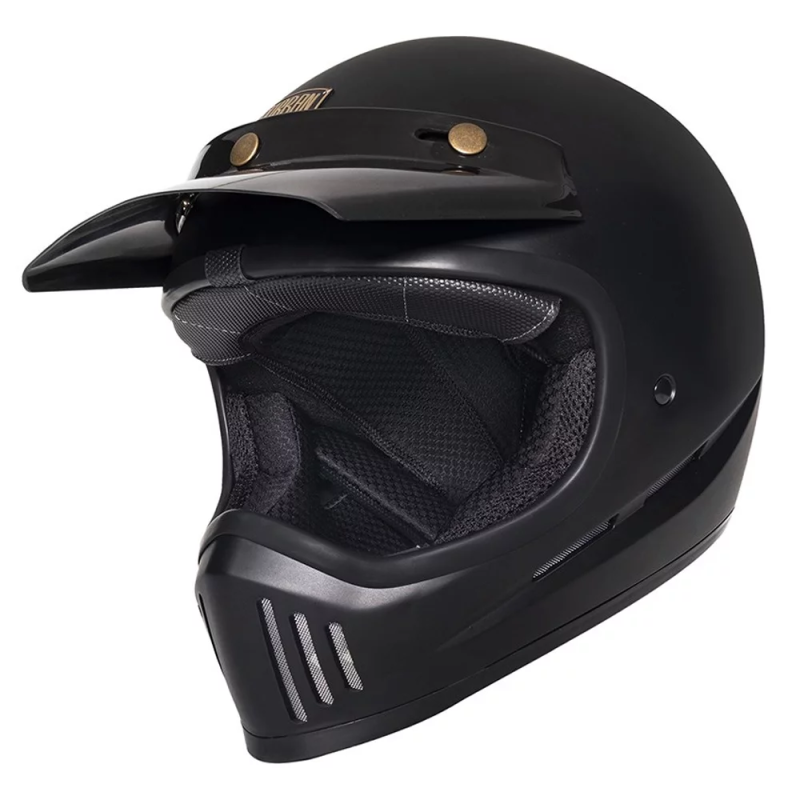 Urban Retro Off-Road Helmet Desperado Matte Black - Image 2