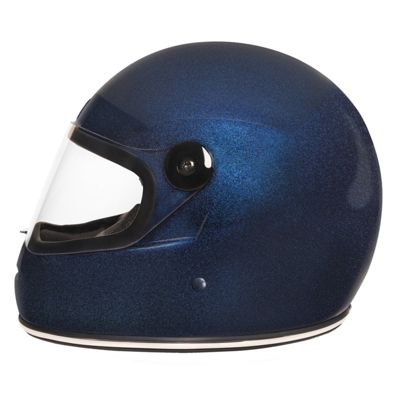 Urban Full Face Helmet BigBore S Blue Flake - Image 2