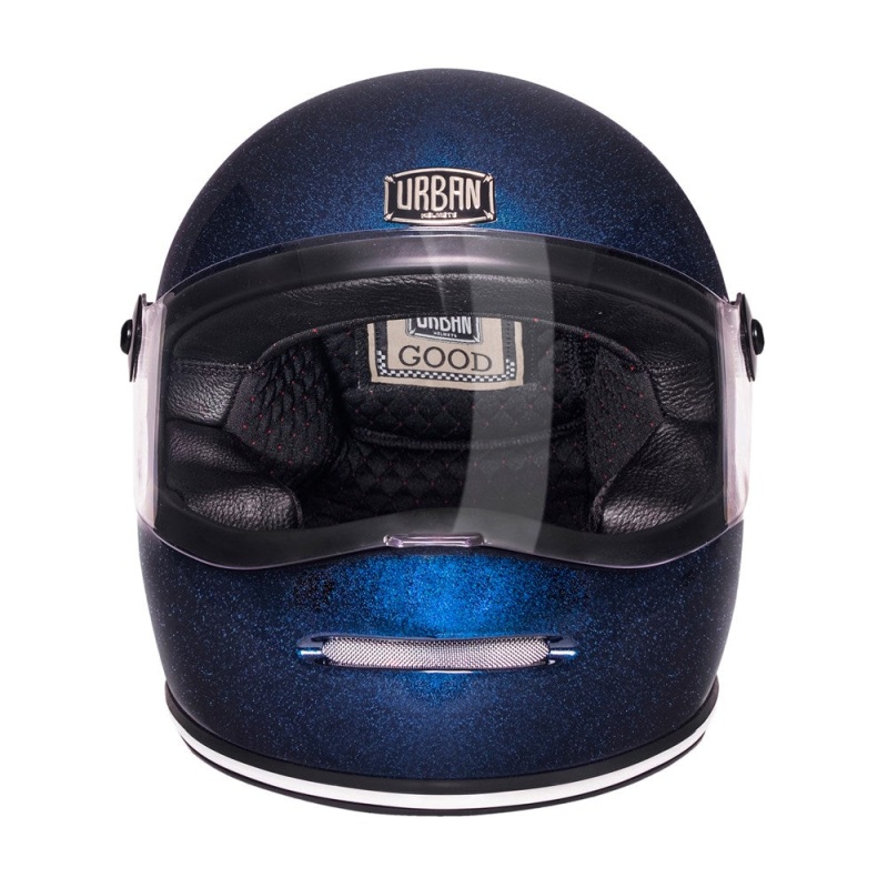 Urban Full Face Helmet BigBore S Blue Flake - Image 3