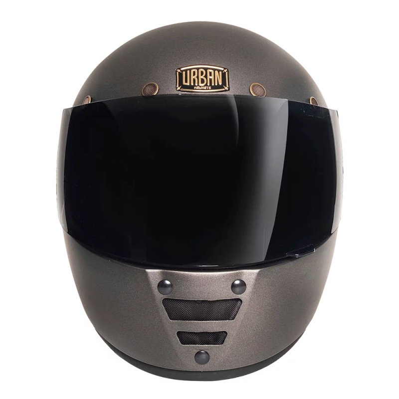 Urban Full Face Helmet Cafe Racer Graph-X Graphite - Image 3