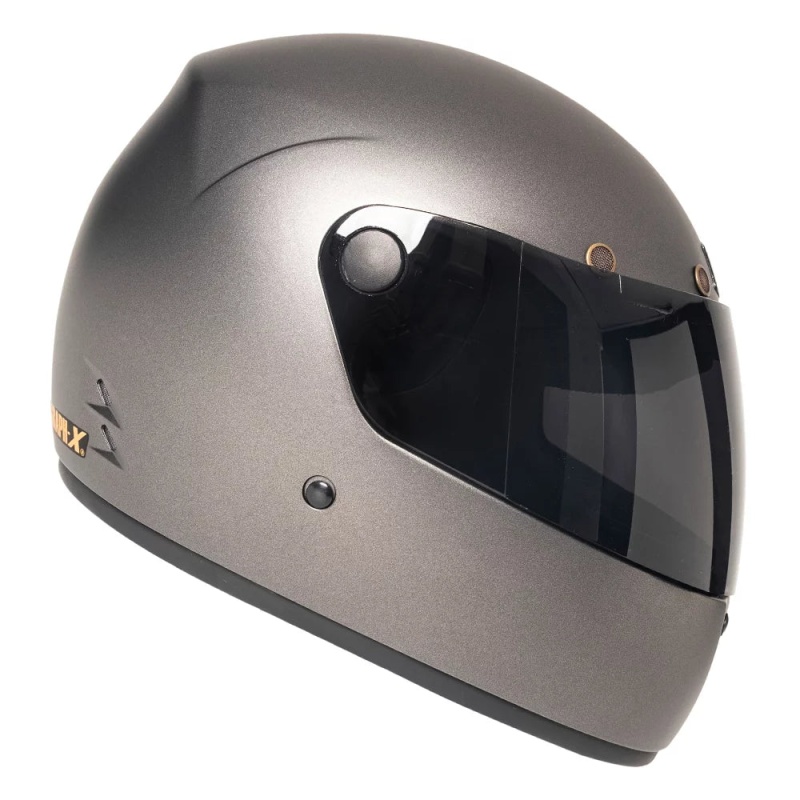 Urban Full Face Helmet Cafe Racer Graph-X Graphite - Image 4