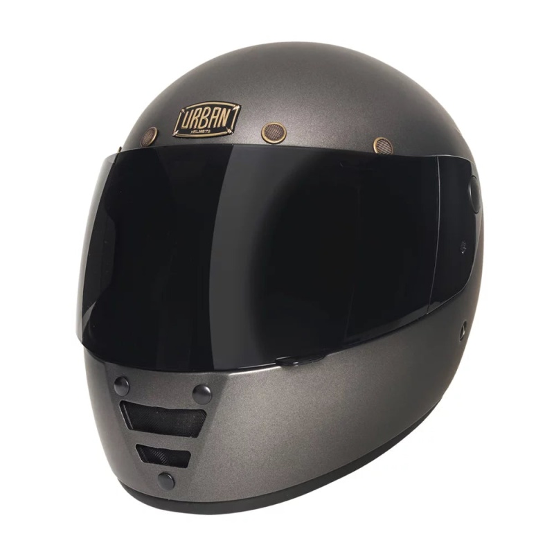 Urban Full Face Helmet Cafe Racer Graph-X Graphite - Image 6