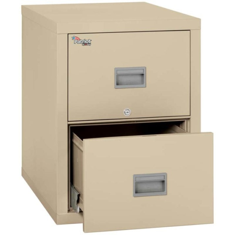 FireKing 2P1831-C 2 Drawer Patriot Vertical File Cabinet (Letter) - Image 3