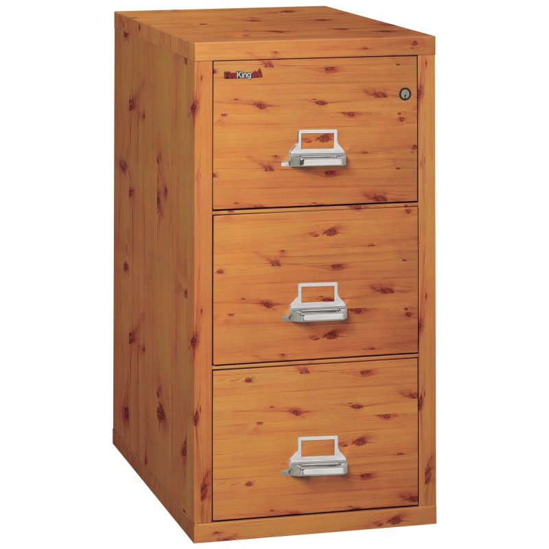 FireKing 3-1831-C Premium Designer Three Drawer Letter 31" D Fire File Cabinet - Image 2