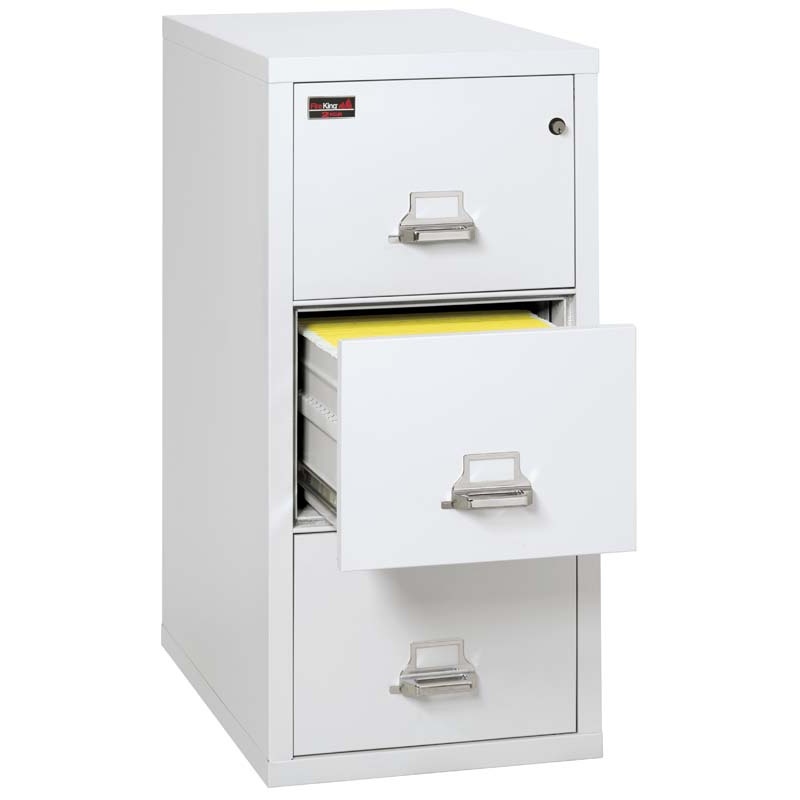 FireKing 3-1943-2 Two-Hour Three Drawer Vertical Letter Fire File Cabinet - Image 2