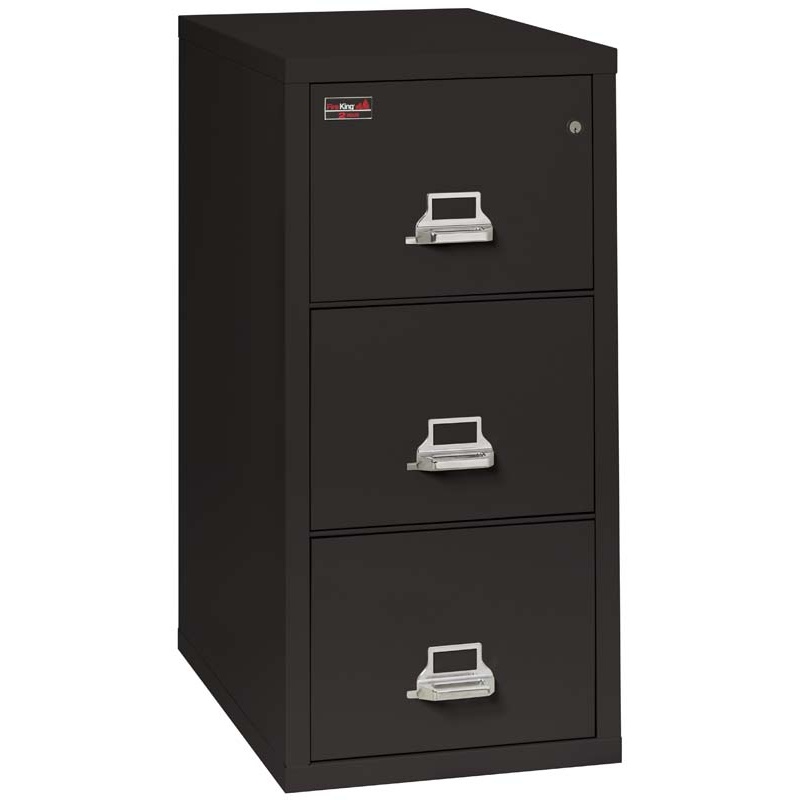 FireKing 3-1943-2 Two-Hour Three Drawer Vertical Letter Fire File Cabinet - Image 4