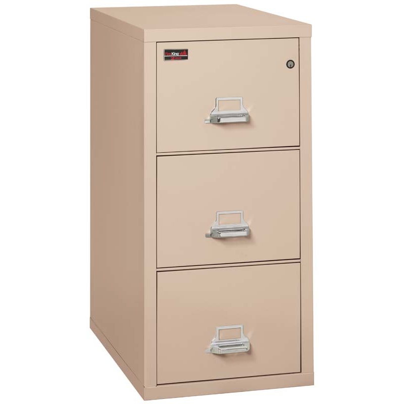 FireKing 3-1943-2 Two-Hour Three Drawer Vertical Letter Fire File Cabinet - Image 6