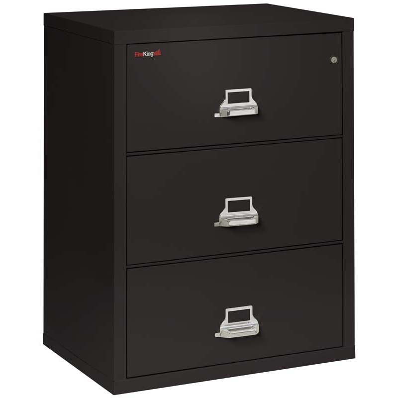 FireKing 3-3122-C Three Drawer 31" W Lateral Fire File Cabinet - Image 4