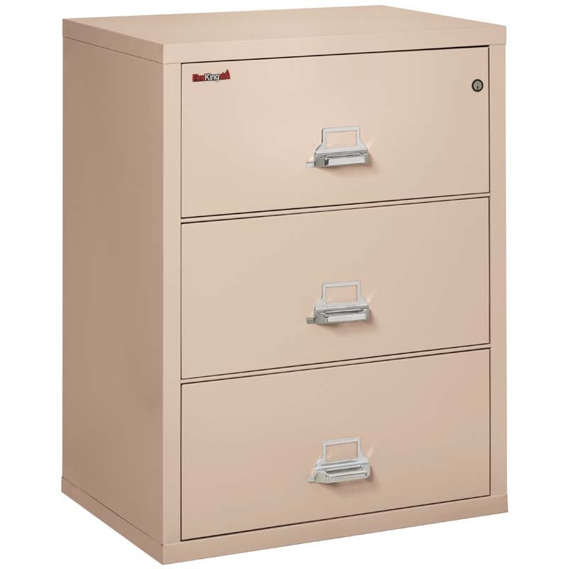 FireKing 3-3122-C Three Drawer 31" W Lateral Fire File Cabinet - Image 6