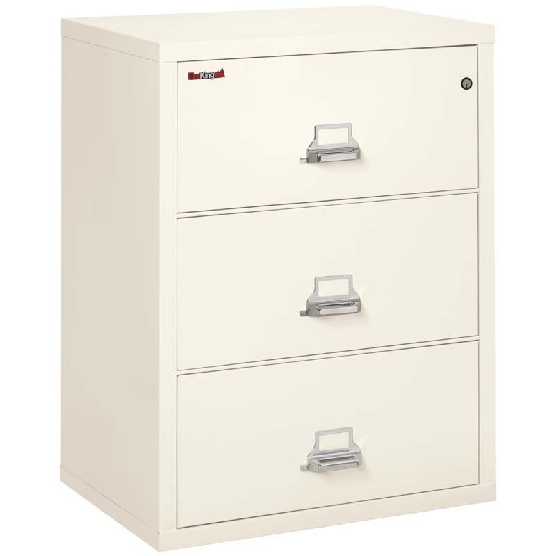 FireKing 3-3122-C Three Drawer 31" W Lateral Fire File Cabinet - Image 7