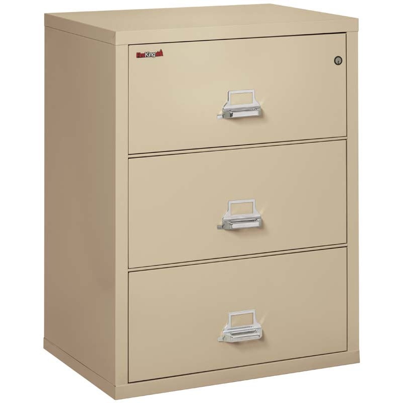 FireKing 3-3122-C Three Drawer 31" W Lateral Fire File Cabinet - Image 8