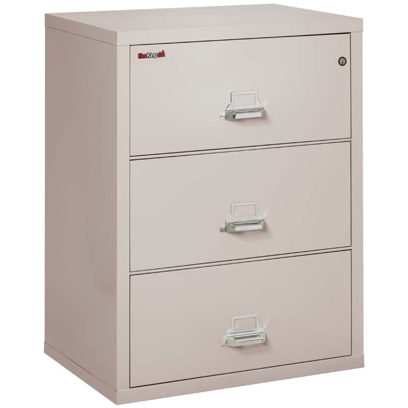 FireKing 3-3122-C Three Drawer 31" W Lateral Fire File Cabinet - Image 10