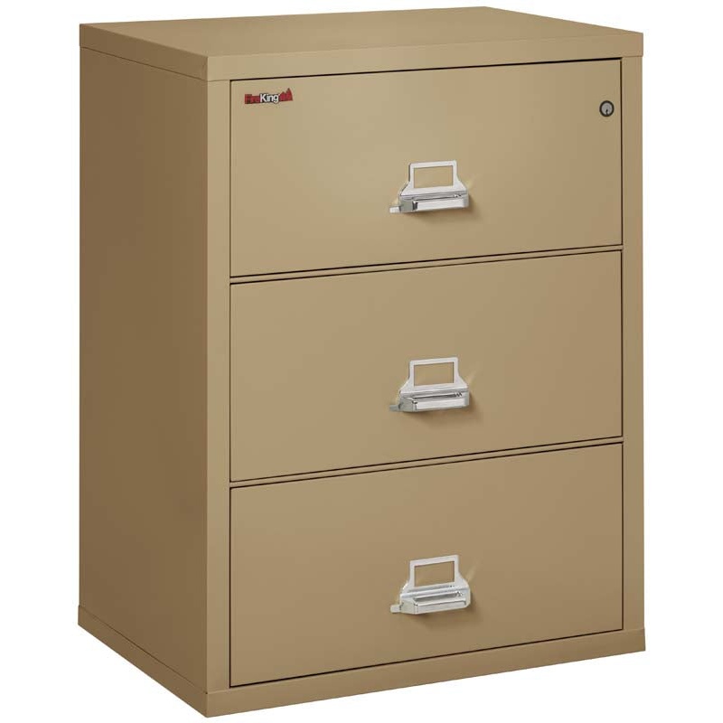 FireKing 3-3122-C Three Drawer 31" W Lateral Fire File Cabinet - Image 11