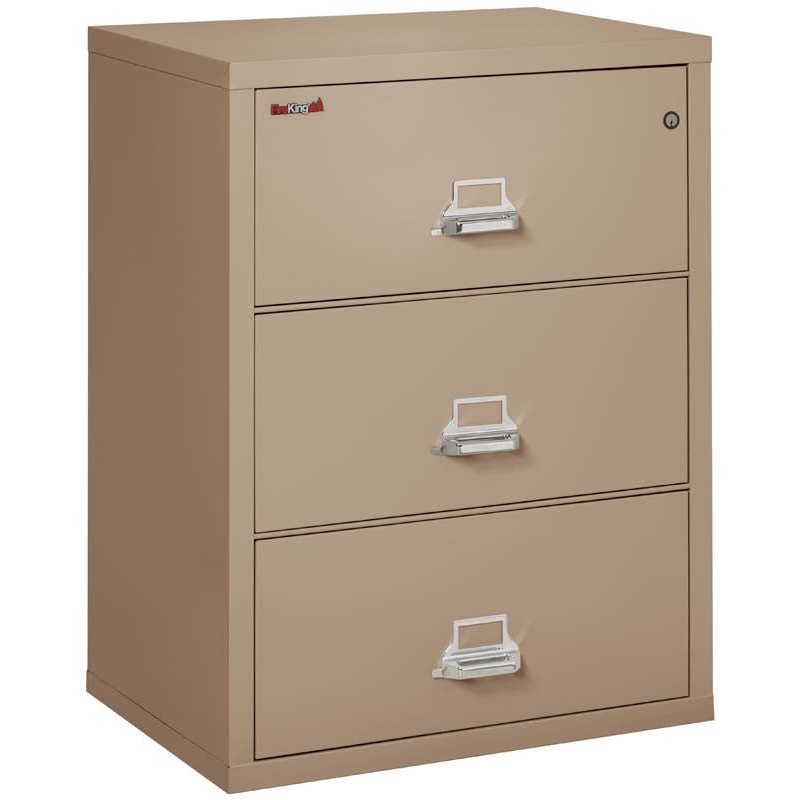 FireKing 3-3122-C Three Drawer 31" W Lateral Fire File Cabinet - Image 13