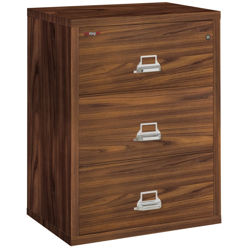 FireKing 3-3122-C Premium Designer Three Drawer 31" W Lateral Fire File Cabinet - Image 3