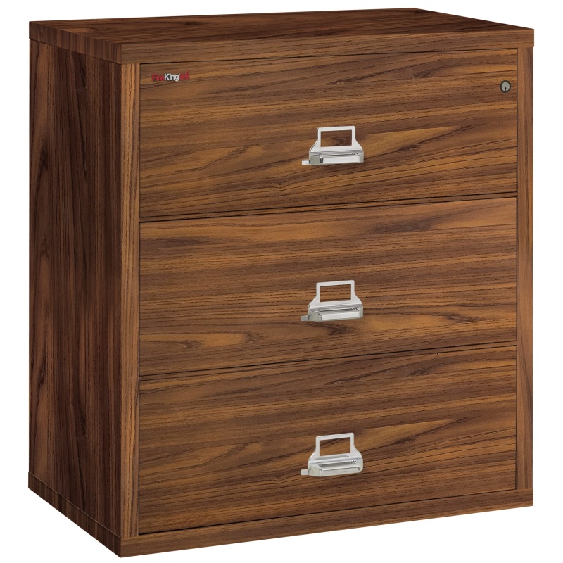 FireKing 3-3822-C Premium Designer Three Drawer 38" W Lateral Fire File Cabinet - Image 3