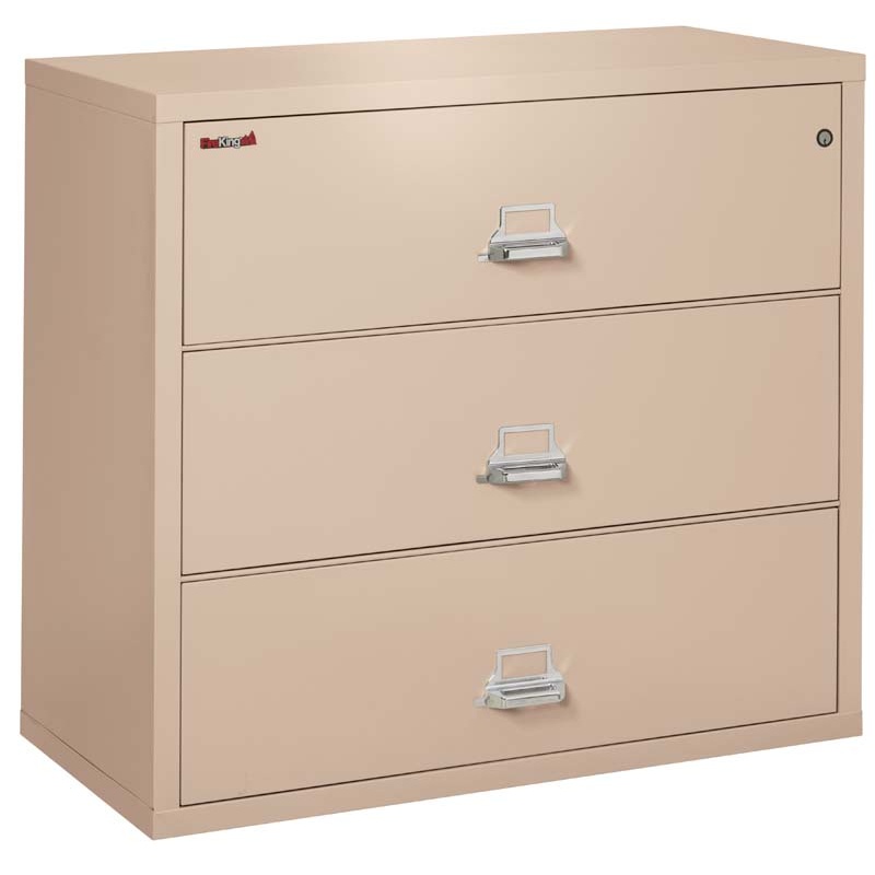 FireKing 3-4422-C Three Drawer 44" W Lateral Fire File Cabinet - Image 6