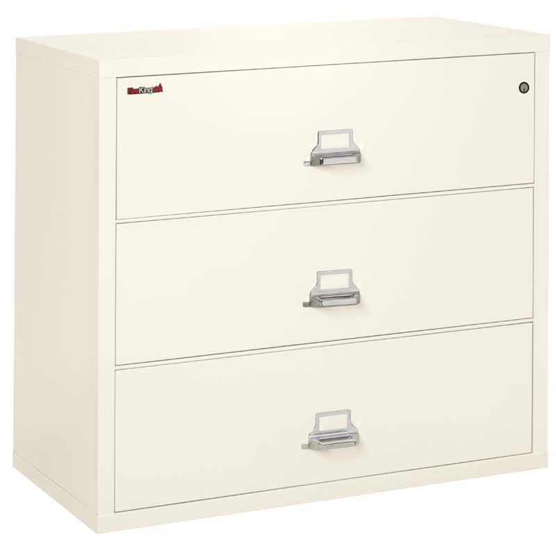 FireKing 3-4422-C Three Drawer 44" W Lateral Fire File Cabinet - Image 7