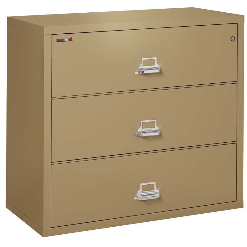 FireKing 3-4422-C Three Drawer 44" W Lateral Fire File Cabinet - Image 11