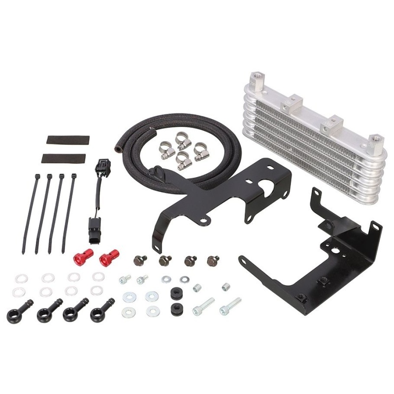 KITACO 5 ROW OIL COOLER KIT - 2022+ HONDA GROM 125 - FRAME MOUNT - FOR KITACO CLUTCH COVER