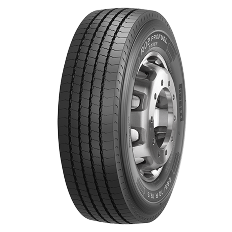 Set of 2 Tires 285/70R19.5 Pirelli R02 Profuel Steer 16 Ply 146/144L