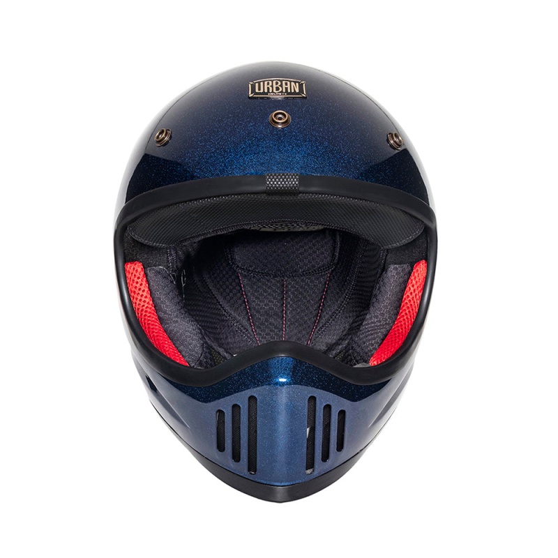 Urban Retro Off-Road Helmet Desperado Blue Flake - Image 3